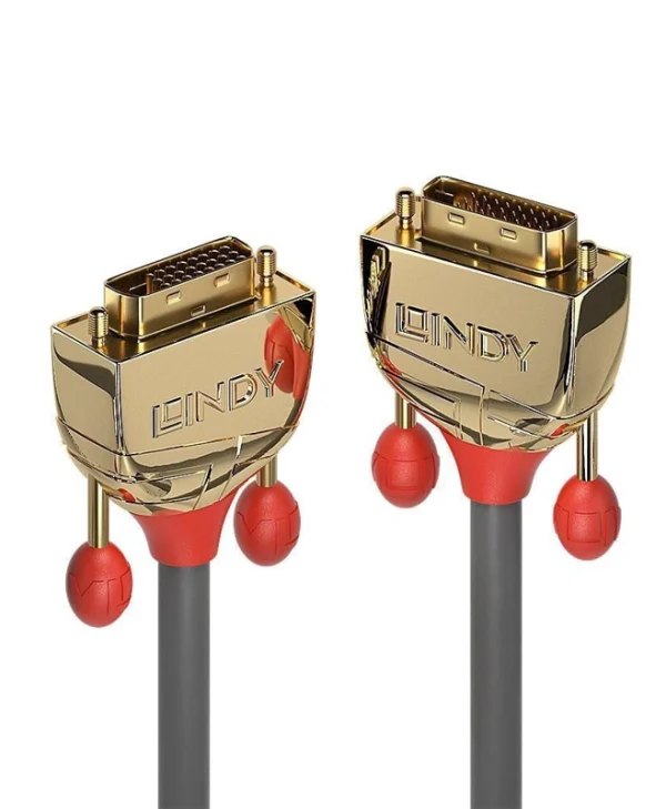 Lindy Cable DVI-D male - DVI-D male 10m Μαύρο (36206)