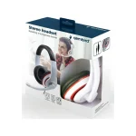 Gembird MHS-03-WTRD Over Ear Gaming Headset με σύνδεση 3.5mm Λευκό MHS-03-WTRDBK - Image 4