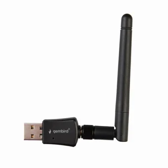 Gembird WNP-UA300P-02 Αντάπτορας Δικτύου USB με Ασύρματη Σύνδεση Wi-Fi 300Mbps και Αποσπώμενη Κεραία