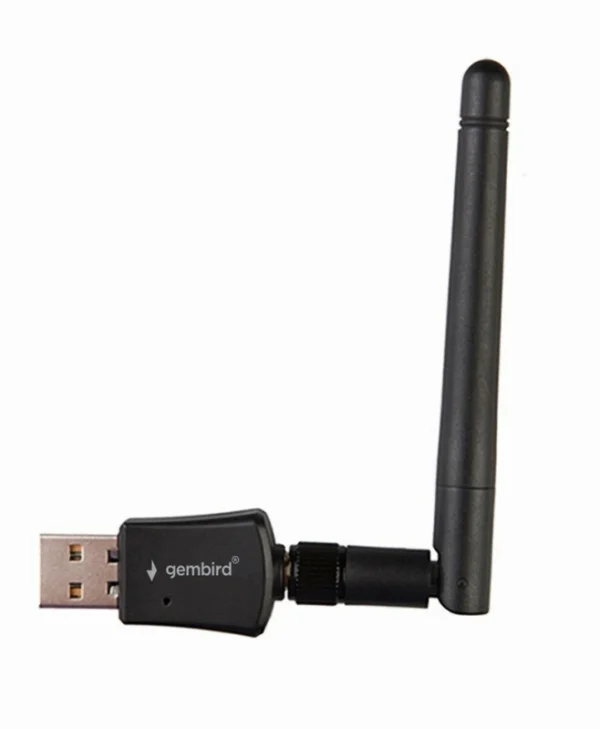 Gembird WNP-UA300P-02 Αντάπτορας Δικτύου USB με Ασύρματη Σύνδεση Wi-Fi 300Mbps και Αποσπώμενη Κεραία