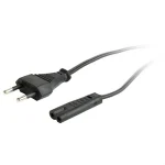 Cablexpert Euro - IEC C7 Cable 1.8m Μαύρο PC-184-VDE