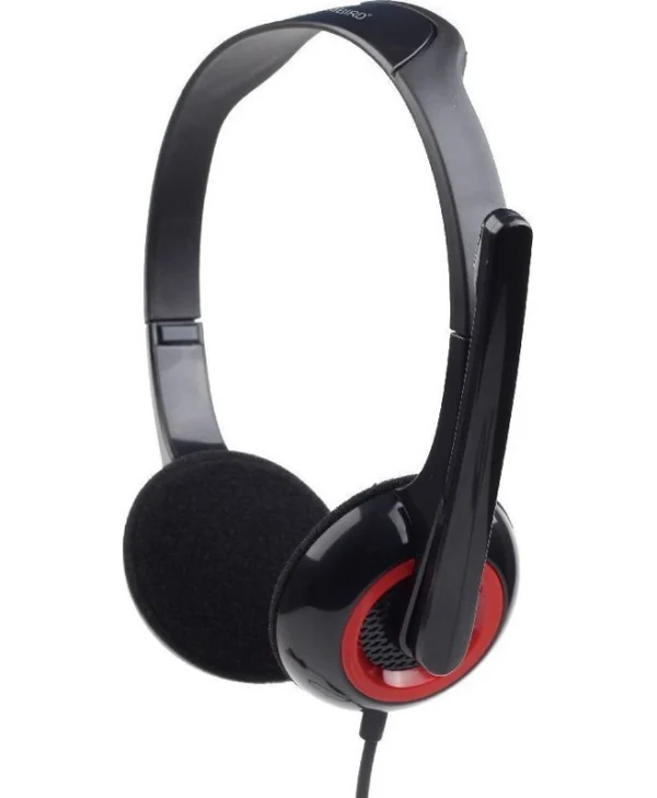 Gembird On Ear Multimedia Ακουστικά με μικροφωνο και σύνδεση 3.5mm Jack MHS-002