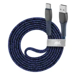 Rivacase Braided USB 2.0 Cable USB-C male - USB-A Μπλε 1.2m PS6102BL12 - Image 3