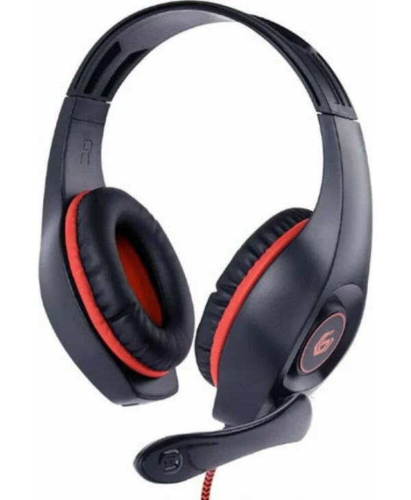 Gembird GHS-05-R Over Ear Gaming Headset με σύνδεση 3.5mm