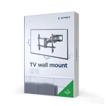 Gembird WM-80ST-02 Βάση Τηλεόρασης Τοίχου με Βραχίονα έως 80" και 60kg - Image 5