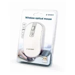 Gembird MUSW-4B-06-WS Ασύρματο Ποντίκι White/Silver - Image 2