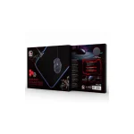 Gembird MP-GAMELED-M Gaming Mouse Pad Medium (350mm) με RGB Φωτισμό Μαύρο - Image 5