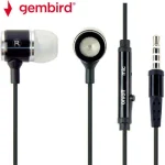 Gembird EP-001 In-ear Handsfree με Βύσμα 3.5mm Μαύρο MHS-EP-001