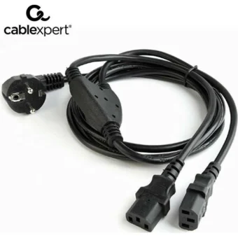 Cablexpert Schuko - IEC C13 Cable 2m Μαύρο PC-186-ML6