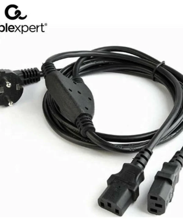 Cablexpert Schuko - IEC C13 Cable 2m Μαύρο PC-186-ML6