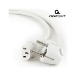 Cablexpert Schuko - IEC C13 Cable 1.8m Λευκό PC-186W-VDE - Image 3