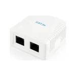 Cablexpert CAT5E UTP 2-Port sUrface Mount Box NCAC-2U5E-01
