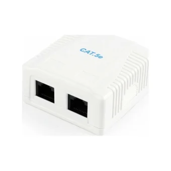 Cablexpert CAT5E UTP 2-Port sUrface Mount Box NCAC-2U5E-01