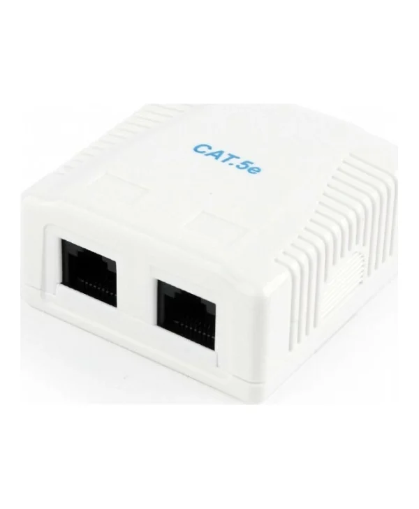 Cablexpert CAT5E UTP 2-Port sUrface Mount Box NCAC-2U5E-01