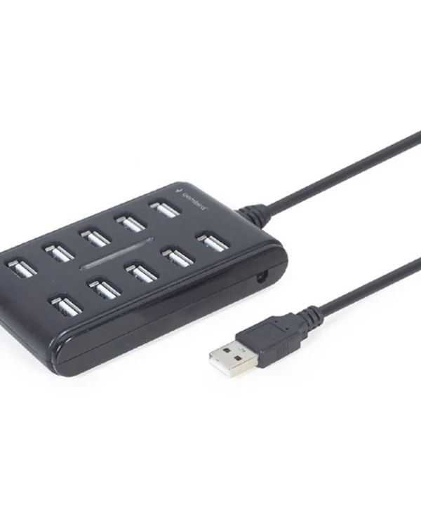 Gembird Hub 10 Θυρών USB 2.0 με σύνδεση USB-A UHB-U2P10P-01