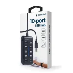 Gembird Hub 10 Θυρών USB 2.0 με σύνδεση USB-A UHB-U2P10P-01 - Image 3