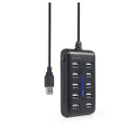 Gembird Hub 10 Θυρών USB 2.0 με σύνδεση USB-A UHB-U2P10P-01 - Image 6
