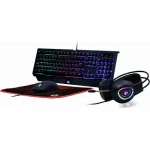 Gembird Phantom Gaming Πληκτρολόγιο με RGB φωτισμό (Αγγλικό US) GGS-UMGL4-01