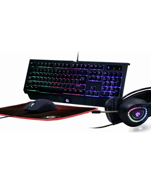 Gembird Phantom Gaming Πληκτρολόγιο με RGB φωτισμό (Αγγλικό US) GGS-UMGL4-01