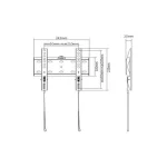 Gembird WM-42F-01 Βάση Τηλεόρασης Τοίχου έως 42" και 30kg - Image 5