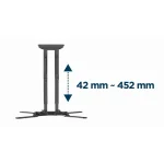 Gembird WM-60ST-01 Βάση Τηλεόρασης Τοίχου με Βραχίονα έως 60" και 36kg Μαύρο - Image 14