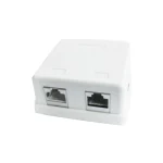 Cablexpert Διπλή Εξωτερική Πρίζα Δικτύου RJ45 Τύπου Cat5 σε Λευκό Χρώμα (CAT5e) GM-SMB2 NCAC-HS-SMB2 - Image 3
