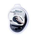 Gembird MP-ERGO-01 Mouse Pad (240mm) με Στήριξη Καρπού Μαύρο - Image 2
