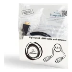 Cablexpert HDMI 1.4 High Speed 1080p 120Hz Cable HDMI male - HDMI male 4.5m Μαύρο CC-HDMI4L-15 - Image 3