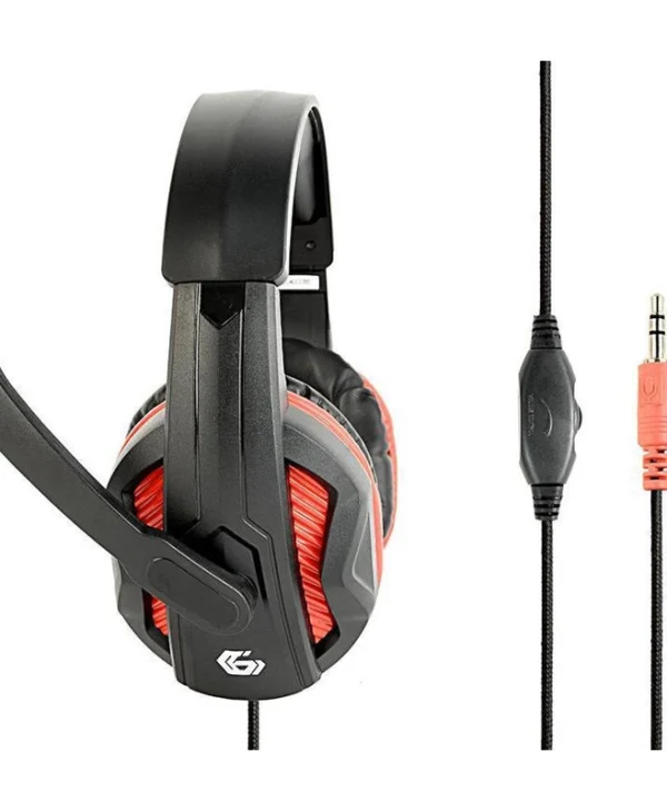 Gembird GHS-03 Over Ear Gaming Headset με σύνδεση 2x3.5mm