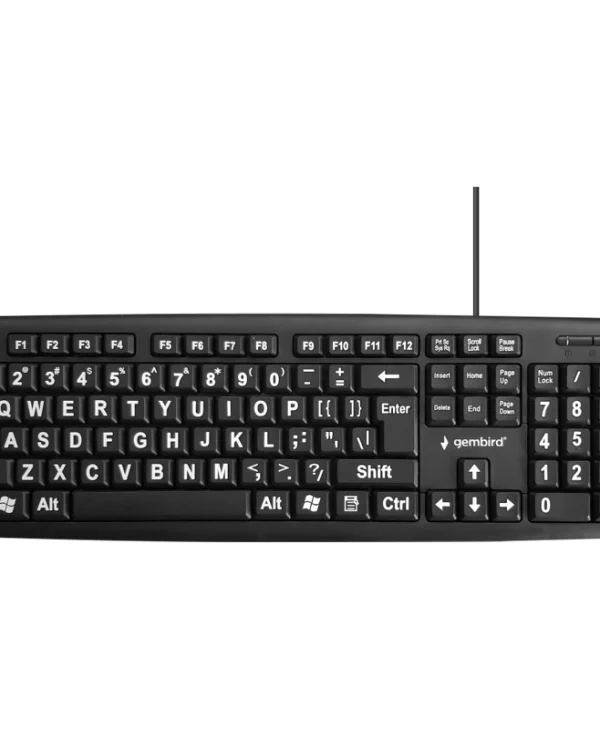 Gembird KB-US-103 Πληκτρολόγιο Αγγλικό US