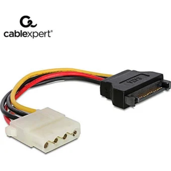 Cablexpert 15-Pin Sata - 4-Pin Molex Cable 0.15m Πολύχρωμο CC-SATA-PS-M