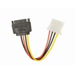 Cablexpert 15-Pin Sata - 4-Pin Molex Cable 0.15m Πολύχρωμο CC-SATA-PS-M - Image 3