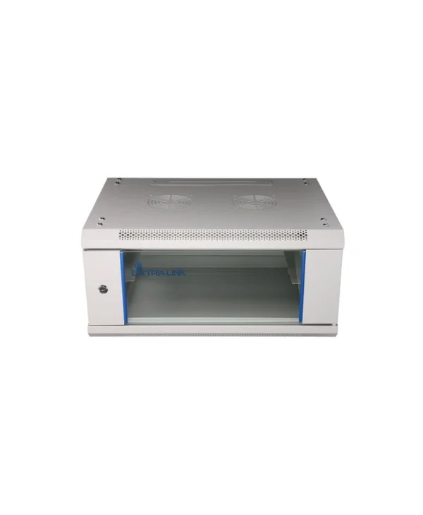 Extralink Επιτοίχια Καμπίνα Rack 4U Γκρι EX.8536
