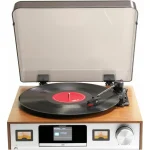 Denver MRD-52 111201210020 Βαλιτσάκι Πικάπ με Προενίσχυση και Ενσωματωμένα Ηχεία Καφέ 2393958 - Image 6