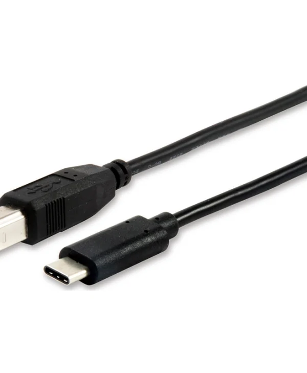 Equip USB 2.0 Cable USB-C male - USB-B Μαύρο 1.0m 12888207