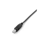 Equip USB 2.0 Cable USB-C male - USB-B Μαύρο 1.0m 12888207 - Image 3