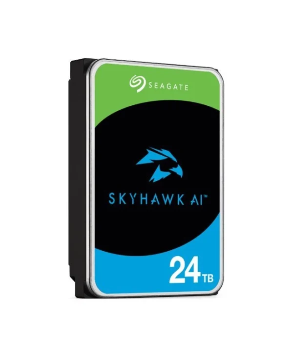 Seagate SkyHawk AI 24TB HDD Σκληρός Δίσκος 3.5" SATA III 7200rpm με 512MB Cache για Desktop ST24000VE002