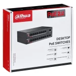 Dahua PFS3010-8ET-96 v2 Unmanaged L2 PoE++ Switch με 10 Θύρες Gigabit (1Gbps) Ethernet DH-PFS3010-8ET-96-V2 - Image 7