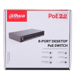 Dahua PFS3010-8ET-96 v2 Unmanaged L2 PoE++ Switch με 10 Θύρες Gigabit (1Gbps) Ethernet DH-PFS3010-8ET-96-V2 - Image 9