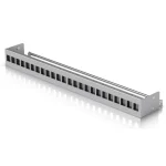 Ubiquiti Blank Keystone Patch Panel Patch Panel Keystone για Rack 1U 19" 24 Θυρών cat6 Μαύρο UACC-Rack-Panel-Patch-Blank-24