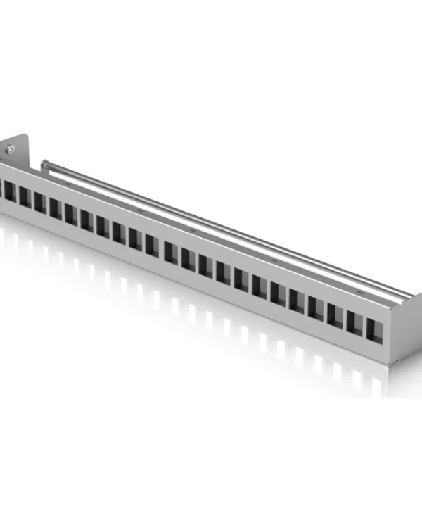 Ubiquiti Blank Keystone Patch Panel Patch Panel Keystone για Rack 1U 19" 24 Θυρών cat6 Μαύρο UACC-Rack-Panel-Patch-Blank-24