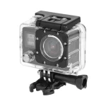 64GB Action Camera 4K Ultra HD Υποβρύχια (με Θήκη) και Wi-Fi Μαύρη KM0291