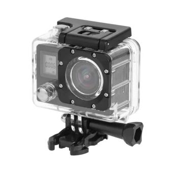 64GB Action Camera 4K Ultra HD Υποβρύχια (με Θήκη) και Wi-Fi Μαύρη KM0291