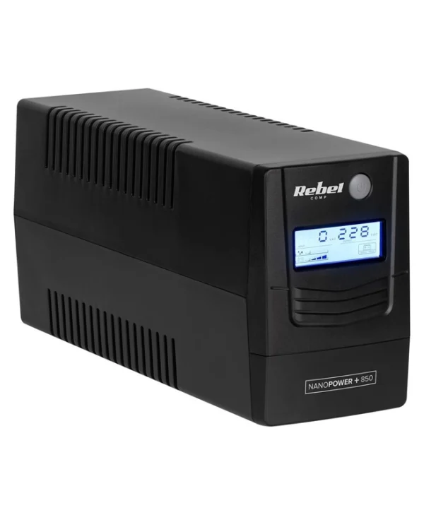 Rebel RB-4024 UPS Off-Line 850VA 480W με 2 Schuko Πρίζες