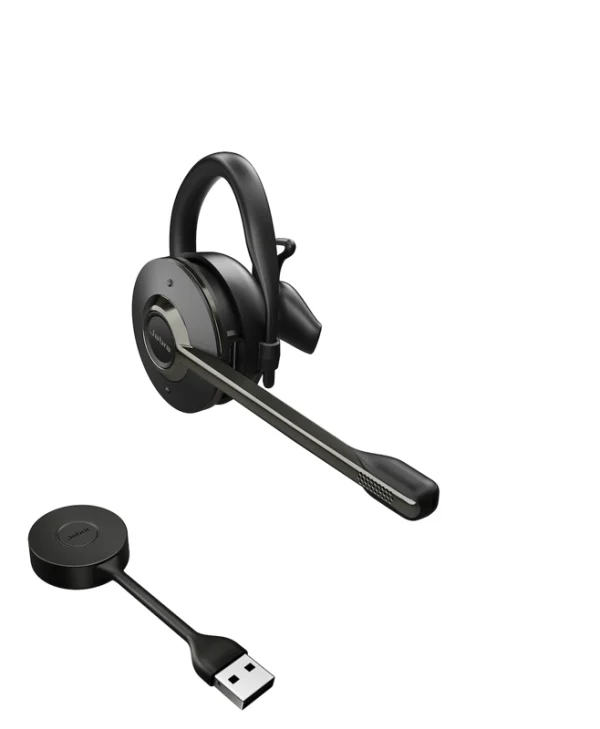 Jabra Engage 55 Mono VOIP Headset USB-A UC Convertible for Unified Communications (9555-410-111)