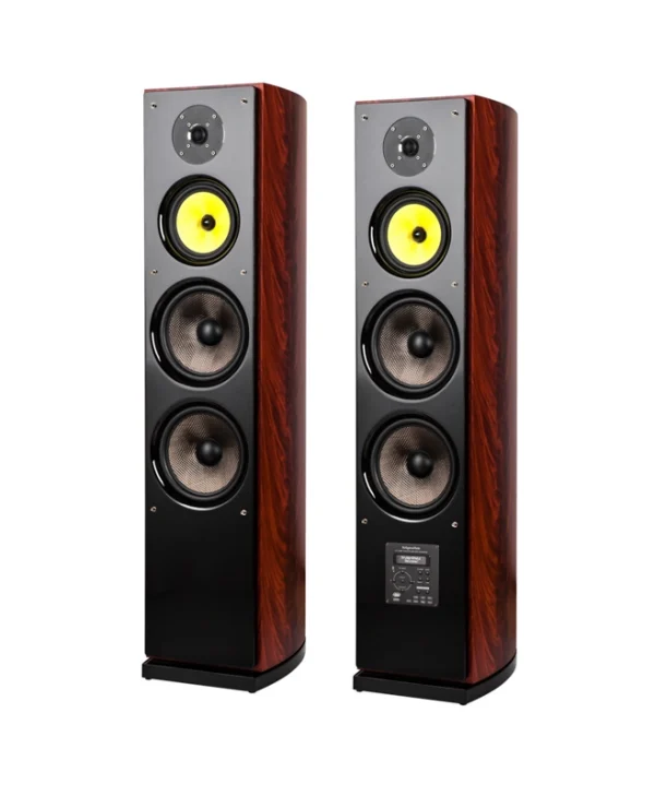 Kruger & Matz Km0532 Αυτοενισχυόμενα Ηχεία με Bluetooth 200W (Ζεύγος) Καφέ KM0532