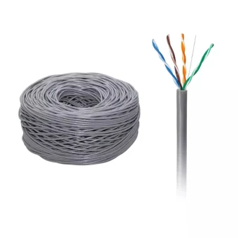 Cabletech U/UTP Cat.5e (Gigabit) Καλώδιο Δικτύου Ethernet χωρίς ακροδέκτες 305m Γκρι KAB0100