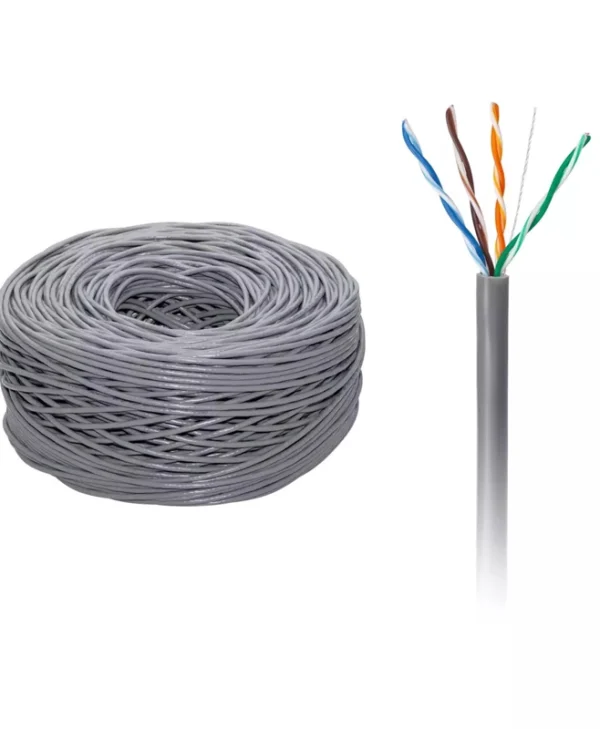 Cabletech U/UTP Cat.5e (Gigabit) Καλώδιο Δικτύου Ethernet χωρίς ακροδέκτες 305m Γκρι KAB0100