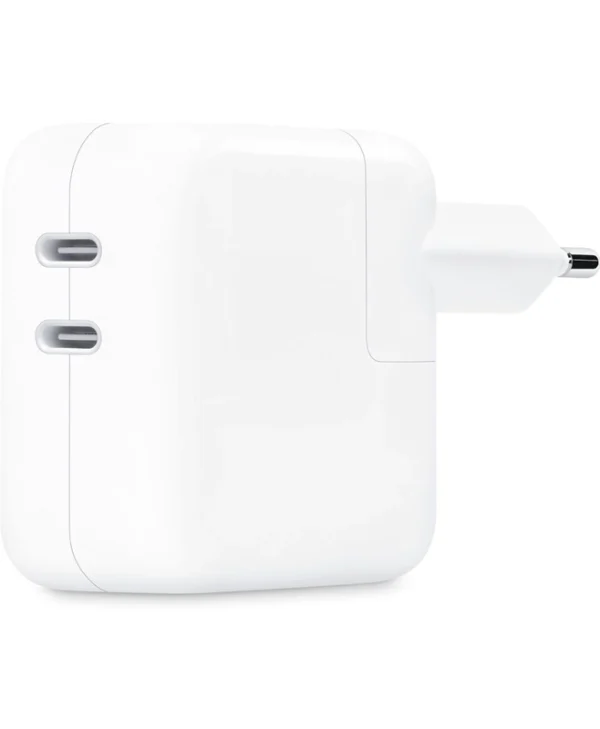 Mobilis Φορτιστής Χωρίς Καλώδιο με 2 Θύρες USB-C 100W Λευκός (001365)