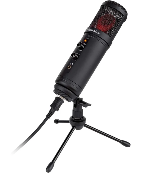 Kruger & Matz Warrior GV-100 Μικρόφωνο USB Επιτραπέζιο LEC-KM0765